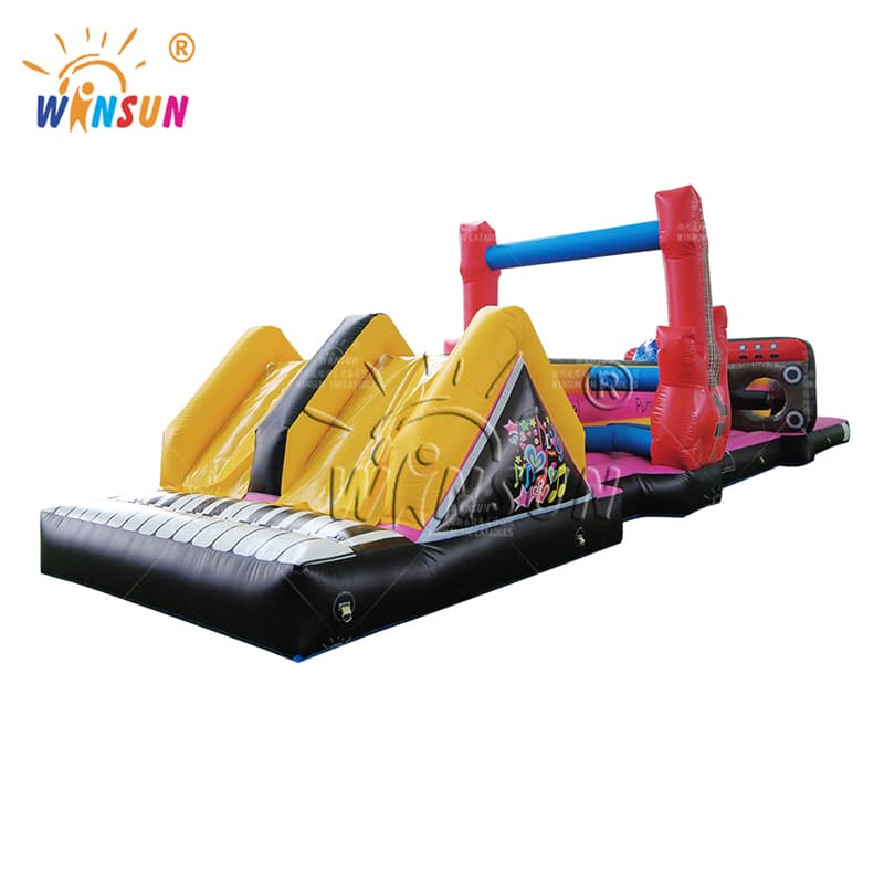 Music Themed Water Sports Inflatable Obstacle Course